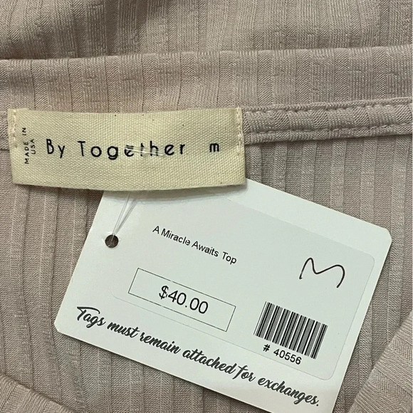 By Together A Miracle Awaits Boutique Top NWT Medium - Picture 5 of 6